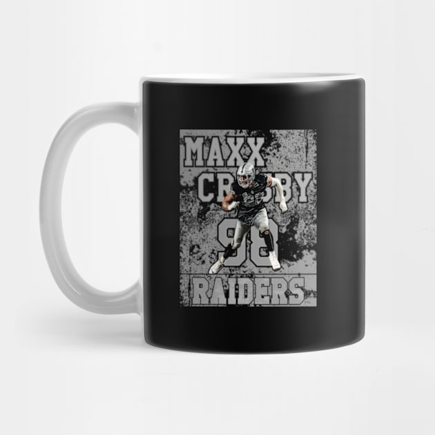 Maxx Crosby Raiders by Estadodamente